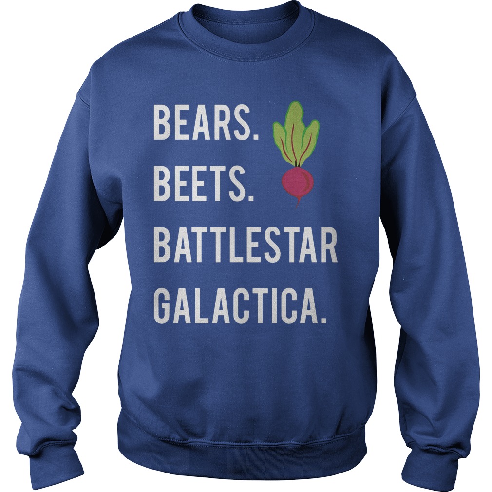 Jim Halpert Bears Beets Battlestar Galactica Shirt, hoodie, sweater