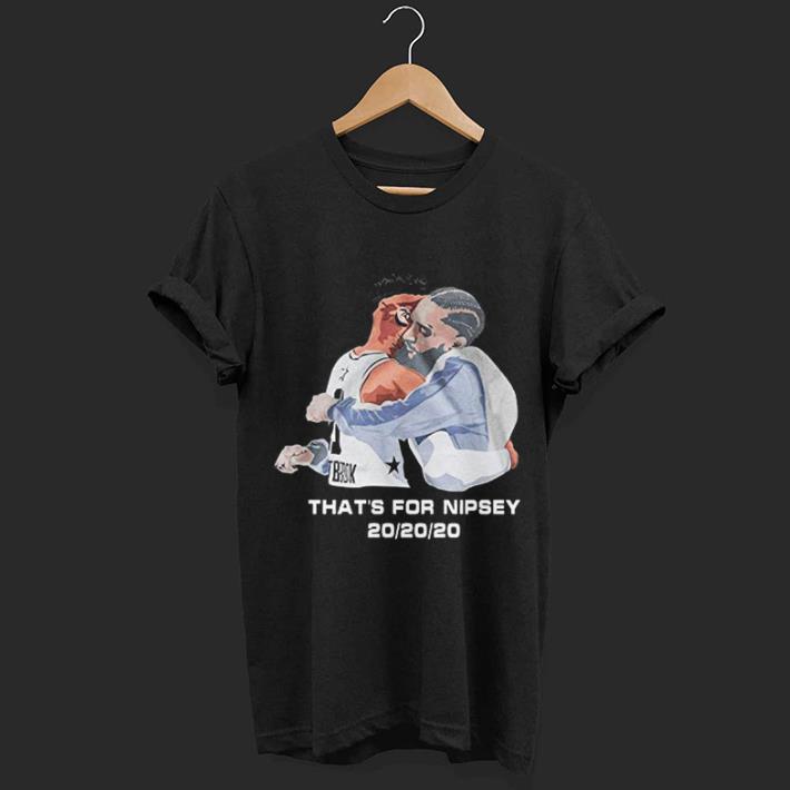 Rip That's for Nipsey Hussle 20-20-20 Nipsey Hussle Crenshaw shirt