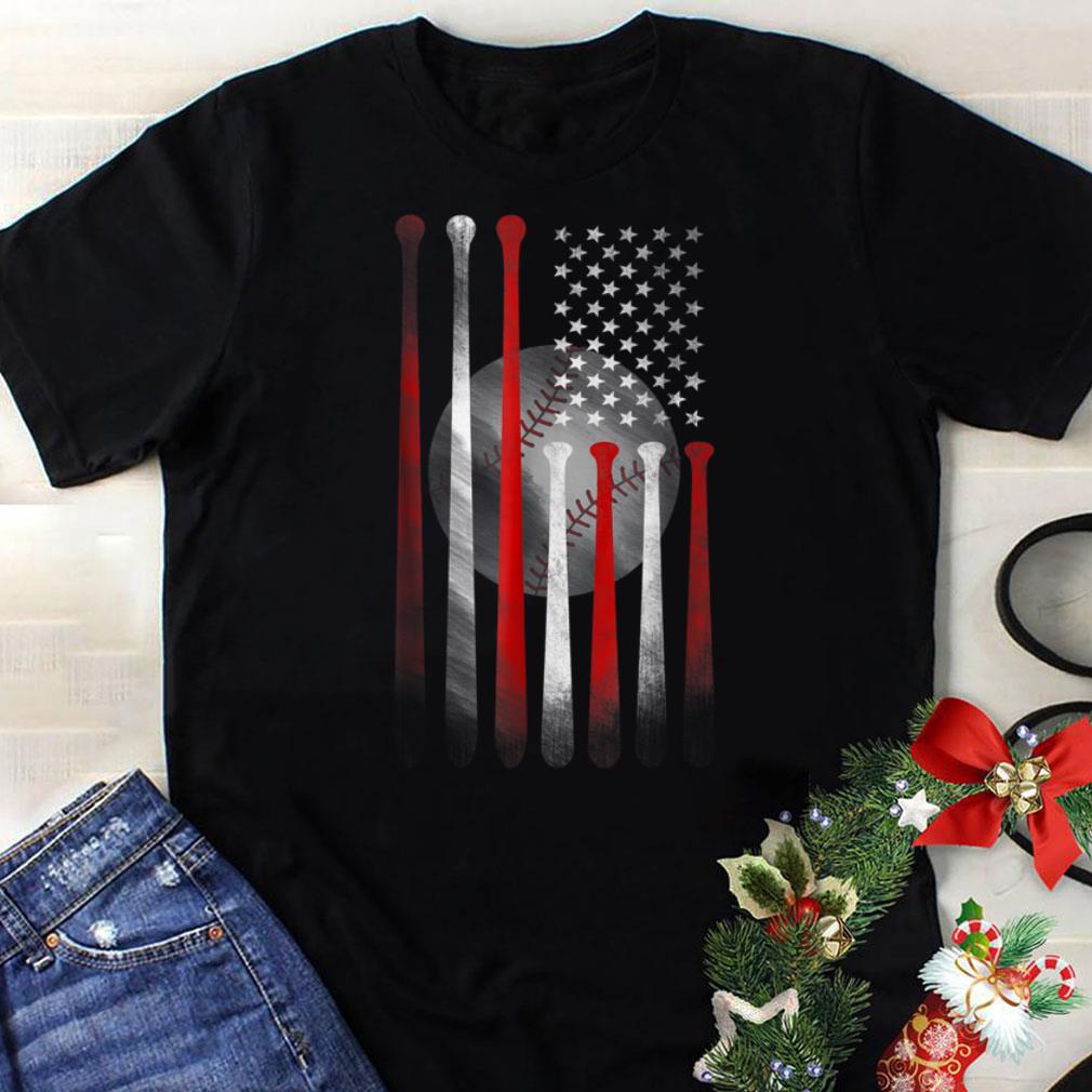 Awesome American Flag Vintage Baseball Flag Father day shirt