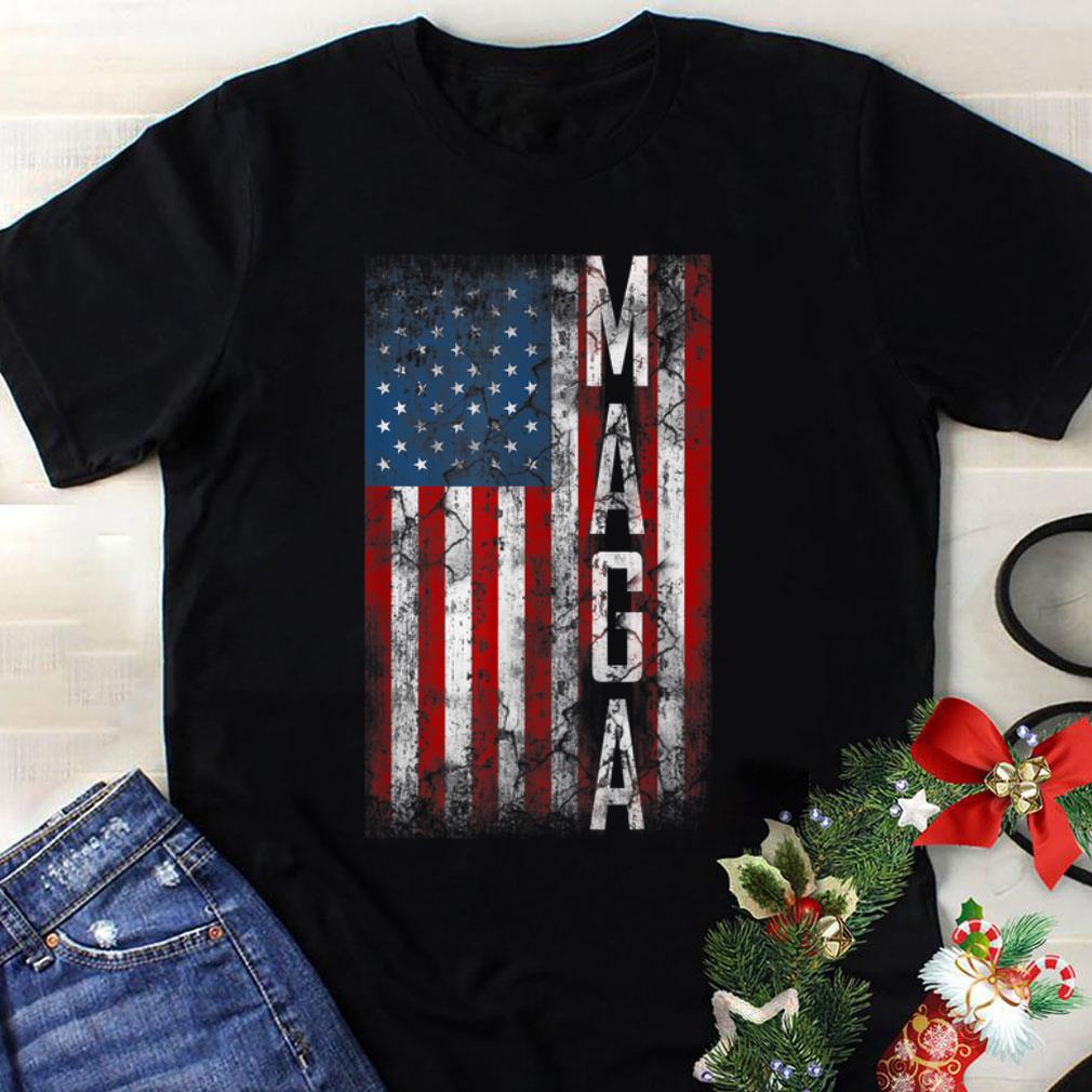 Awesome Grunge MAGA American Flag shirt