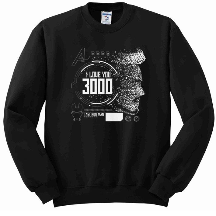 Awesome I love you 3000 I am Iron man Marvel shirt