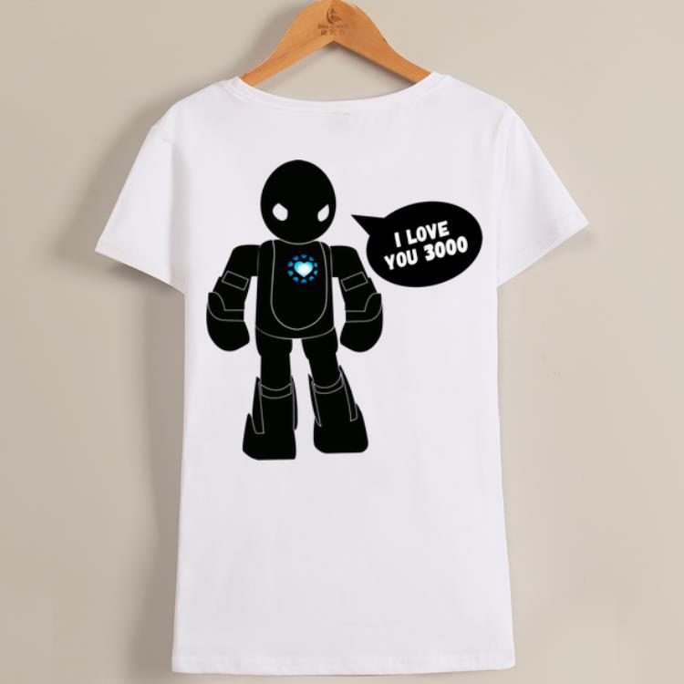 Father day I Love You 3000 Scifi Robot shirt