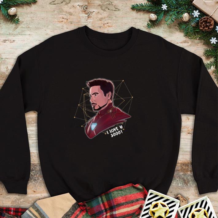 Hot Iron Man Tony Stark I love U 3000 daughter shirt