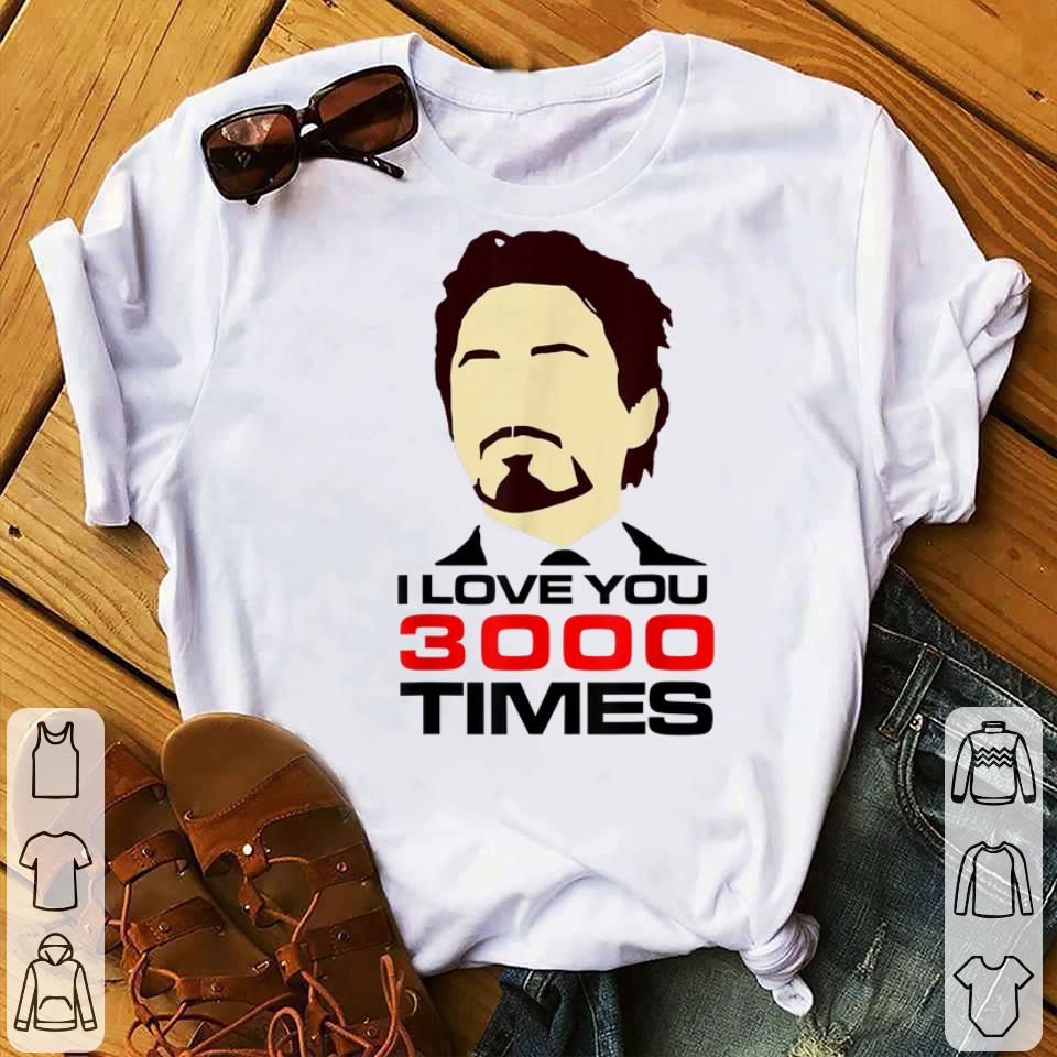 Original Dad I Love You 3000 Tony Stark End Game shirt