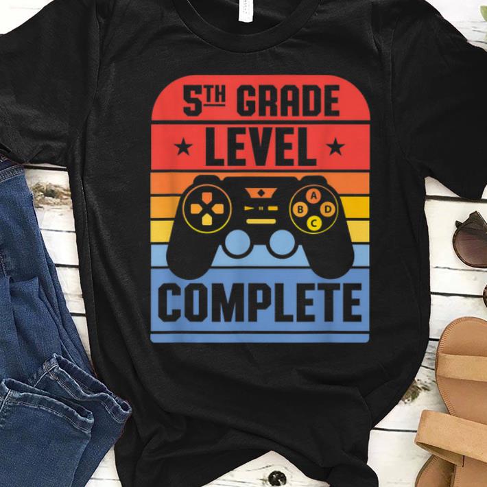 Premium 5Th Grade Level Complete Graduation Of 2019 Shirt