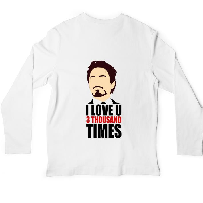 Premium Ironman I Love You 3 Thousand times shirt