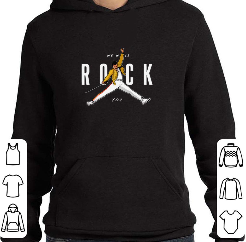 Top Freddie Mercury Air Jordan we will rock You shirt