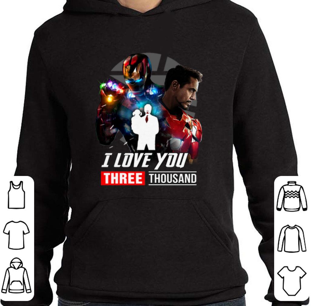 Top Ironman And Daughter I Love You Three ThouSand shirt