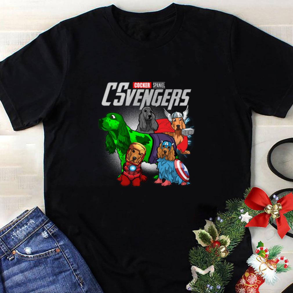 Top Marvel Cocker Spaniel CSvenger Avengers Endgame shirt