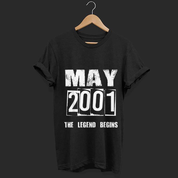 Top May 2001 the legend begins shirt