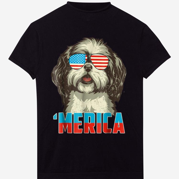 4th Of July Patriot Shih Tzu Merica For Women Men shirt