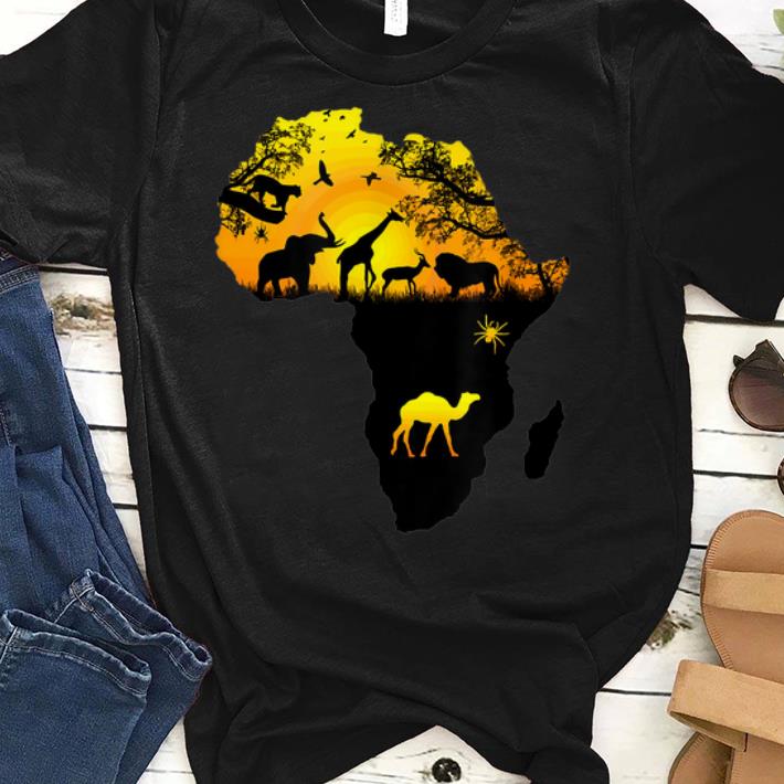 African Animal Jungle Safari Silhouette King Of Jungle Lions sjirt