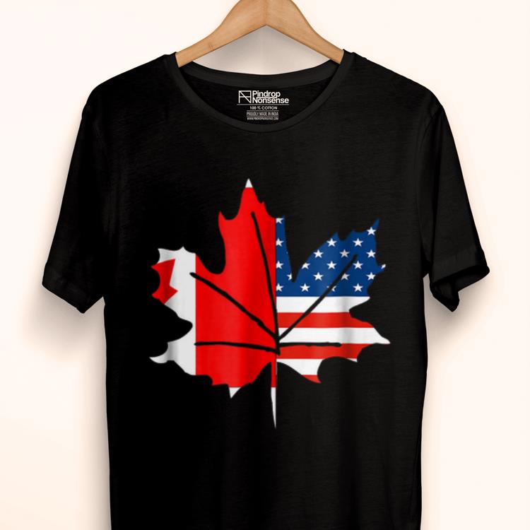 Awesome Sorry Canada Maple Leaf With American Flag shirt