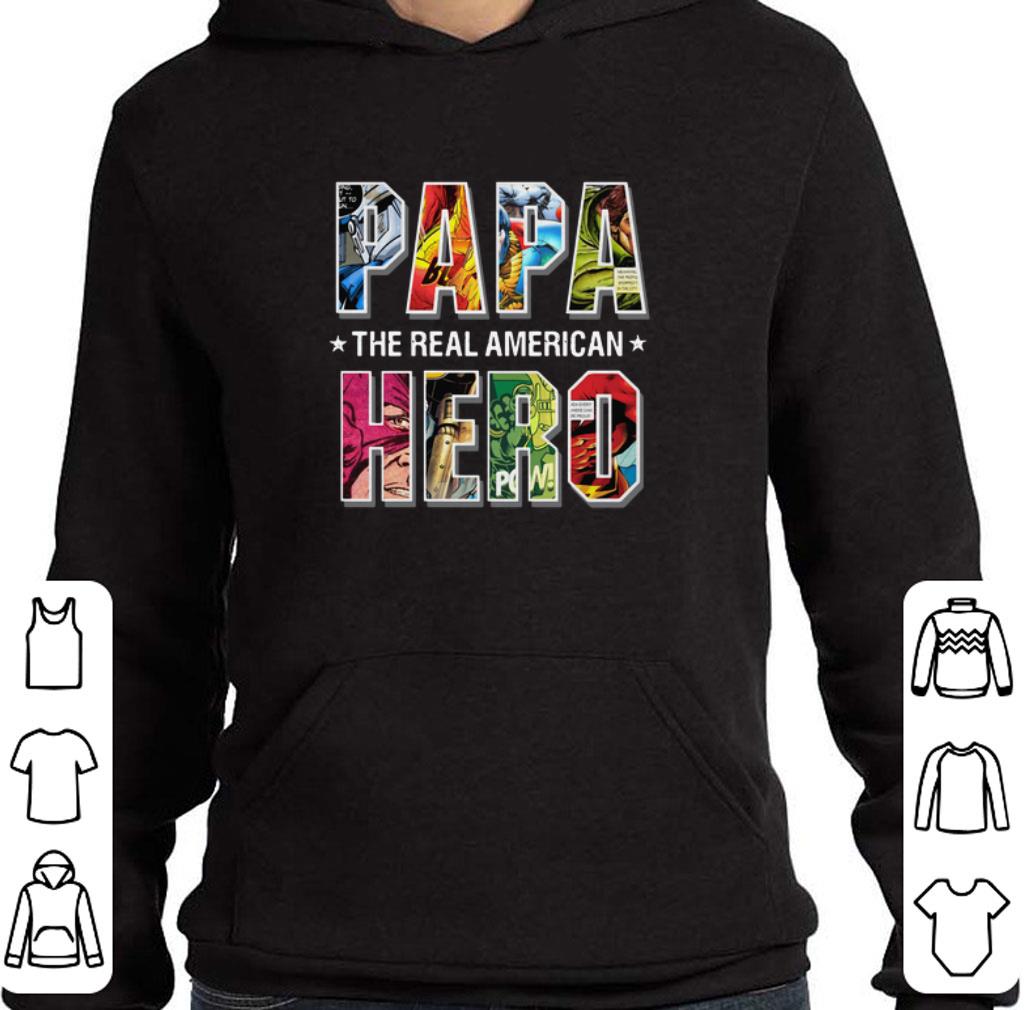 Awesome Superheroes Papa the real American Hero shirt 6 Awesome Superheroes Papa the real American Hero shirt