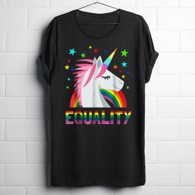 Equality Rainbow Flag Unicorn LGBT Gay Pride shirt