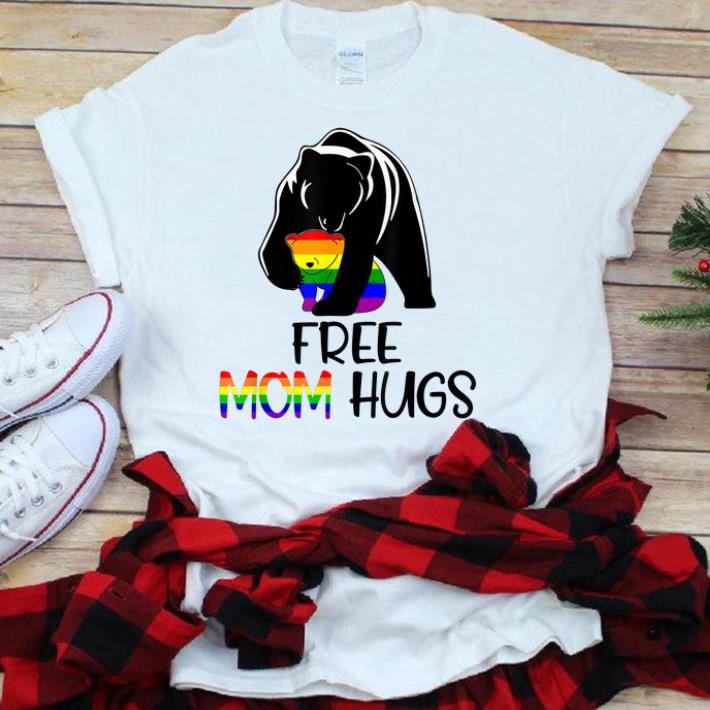 Free Mom Hugs Women LGBT Pride Mama-bear sjirt