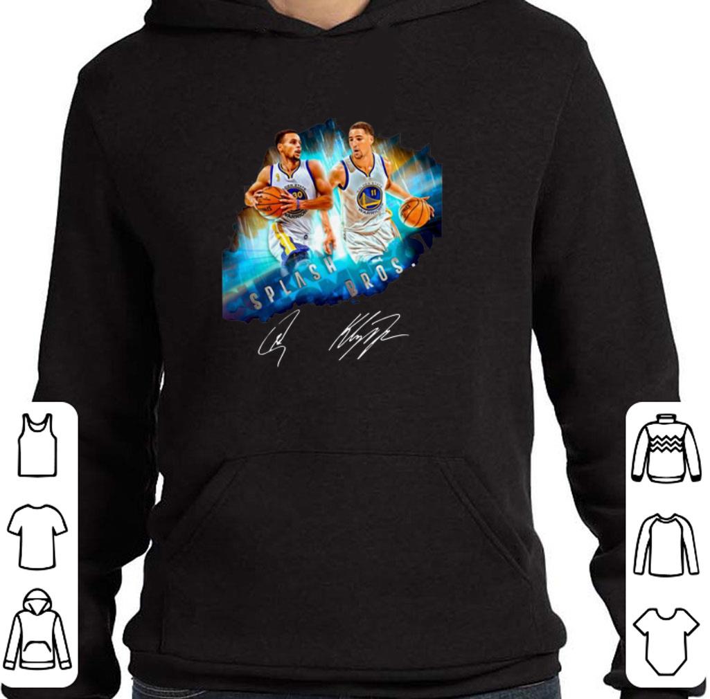 Funny Splash Bros Klay Thompson Stephen Curry signatures shirt 6 Funny Splash Bros Klay Thompson Stephen Curry signatures shirt