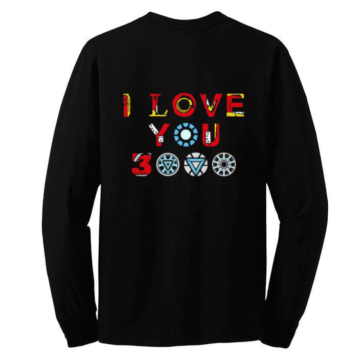 Official Tony Stark Iron man I love you 3000 daughter shirt