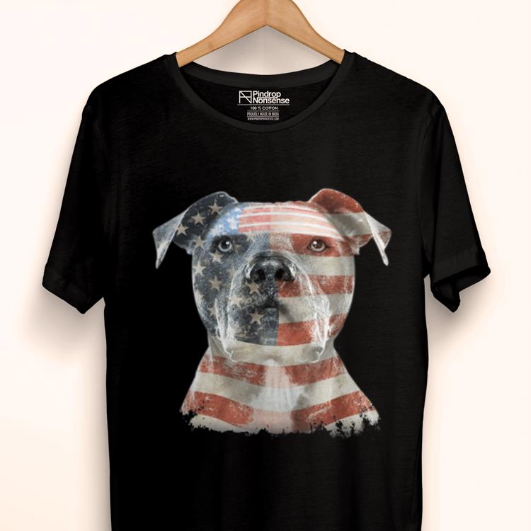 Original American Pit Bull Terrier Usa Flag Patriotic Dog Gift Shirt