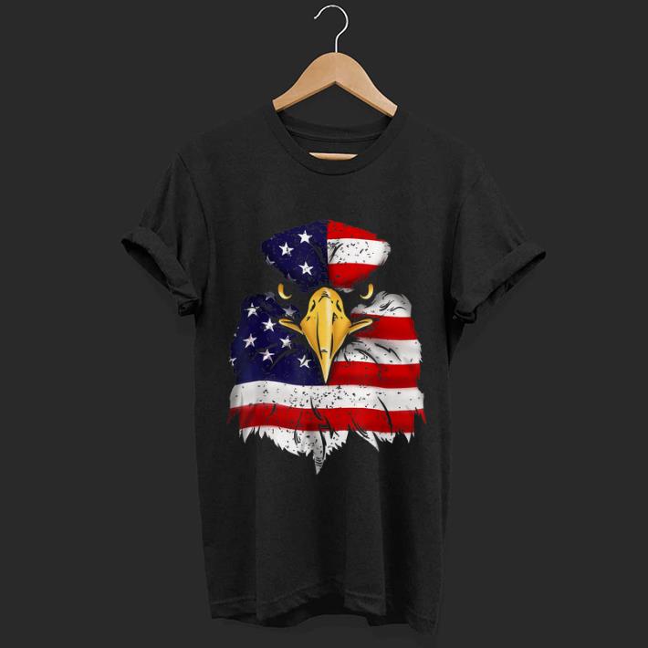 Original Bald Eagle American Flag 4th Of July Patriotic Freedom Usa Shirt