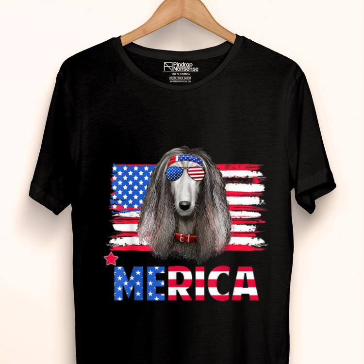 Original Hanging With Afghan Hound Mom Merica 4th July Shirt