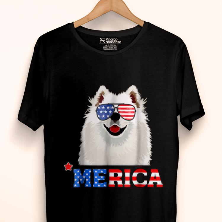 Original Merica Funny Samoyed 4th Of July Gifts Tees Shirt