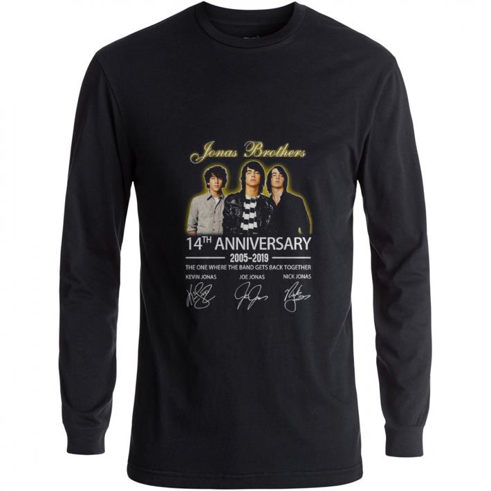 Premium Jonas Brothers 14th anniversary 2005-2019 the one where the band shirt 6 Premium Jonas Brothers 14th anniversary 2005-2019 the one where the band shirt