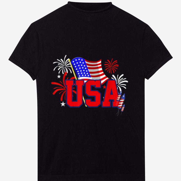 Premium USA Fireworks 4th Of July Patriotic shirt