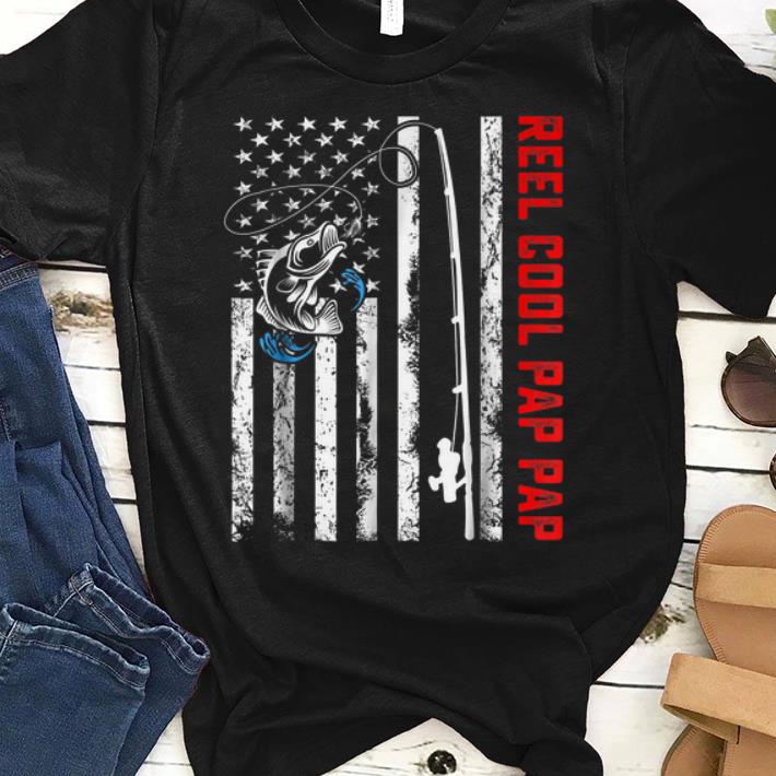 Reel Cool Pap Pap American Flag Fishing Pole