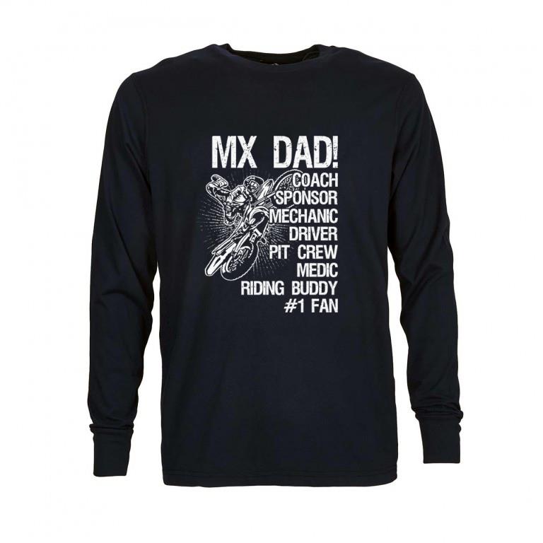 Top Motocross MX dad coach sponsor mechanic driver pit crew medic riding buddy shirt