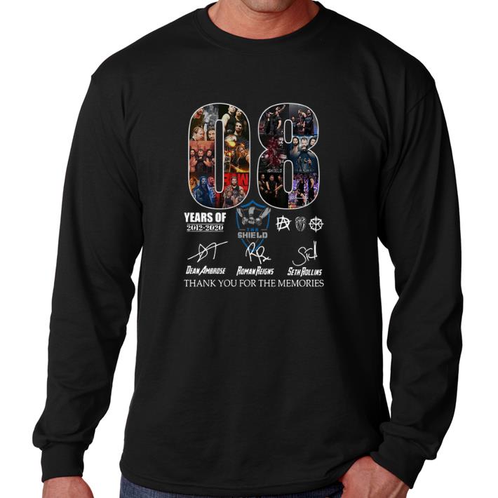 Awesome 08 years of The Shield thank you for the memories signatures shirt
