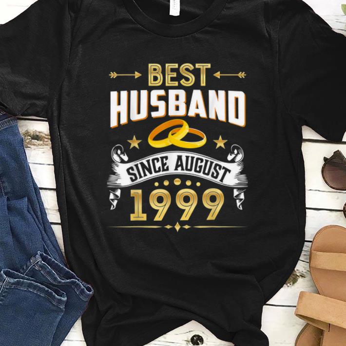 Awesome 20th Wedding Anniversary Best Husband Since 1999 shirt