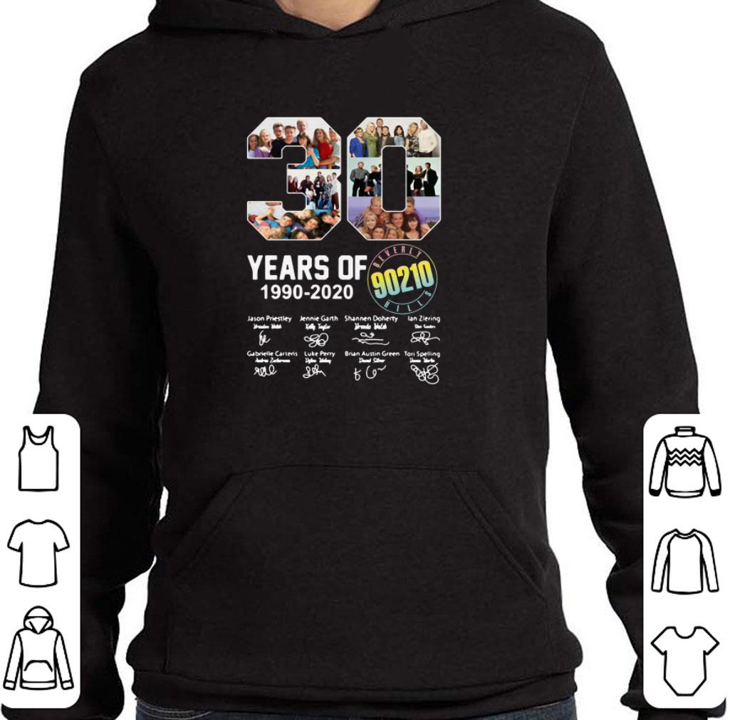 Awesome 30 years of Beverly Hills 90210 1990-2020 signatures shirt