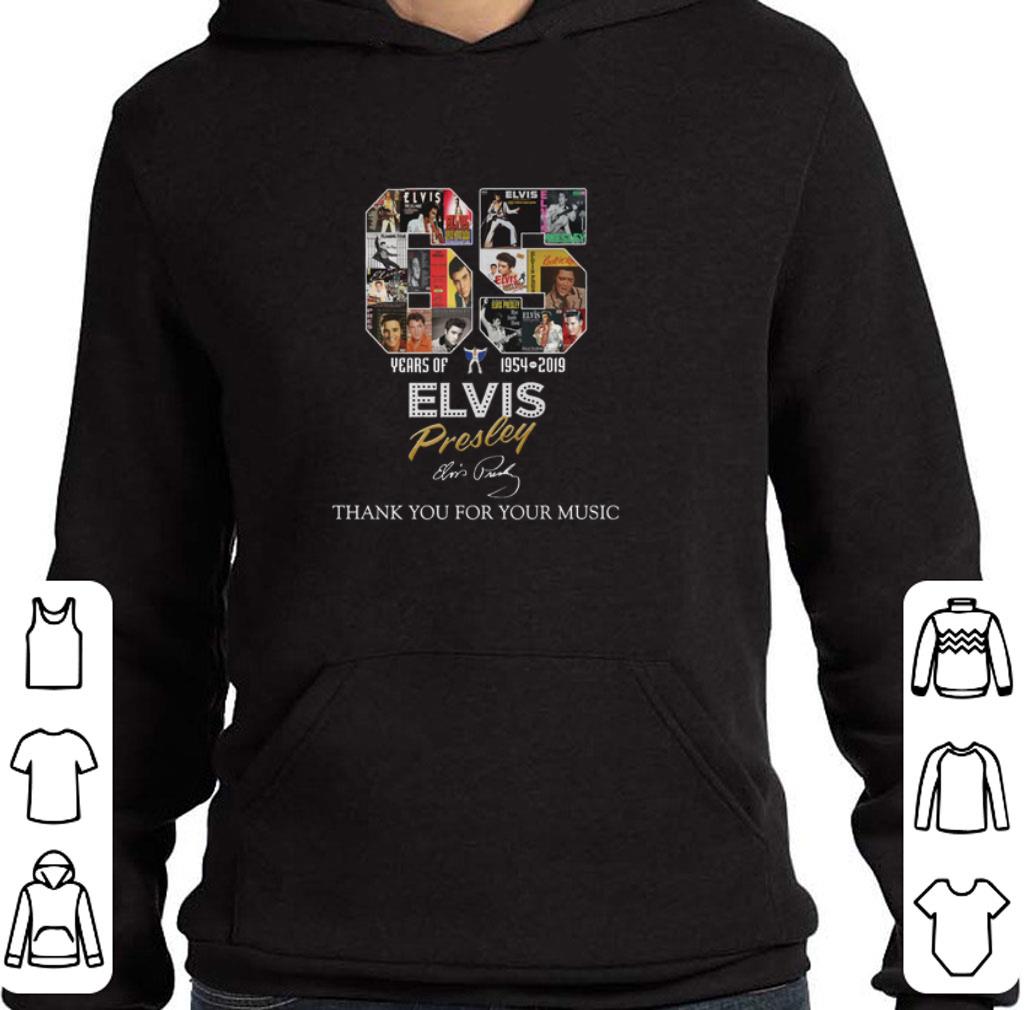 Awesome 65 years of Elvis Presley 1954-2019 signature shirt