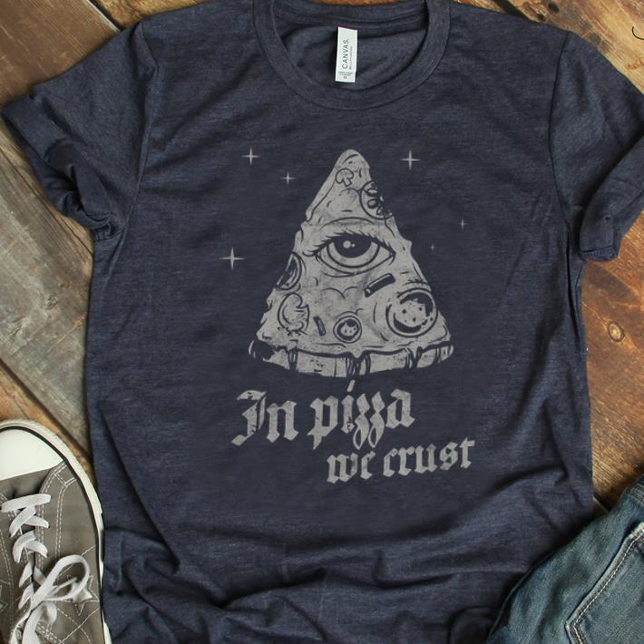 Awesome Tarot Satan Occult In Pizza We Crust Illuminanti NWO Satan shirt