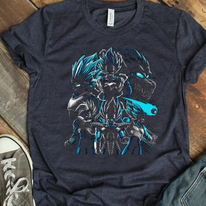 Awesome Transformations Of Prince Vegeta Dragon Ball shirt