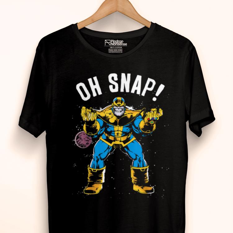 Hot Marvel Thanos Space Oh Snap! Retro Comic Style shirt