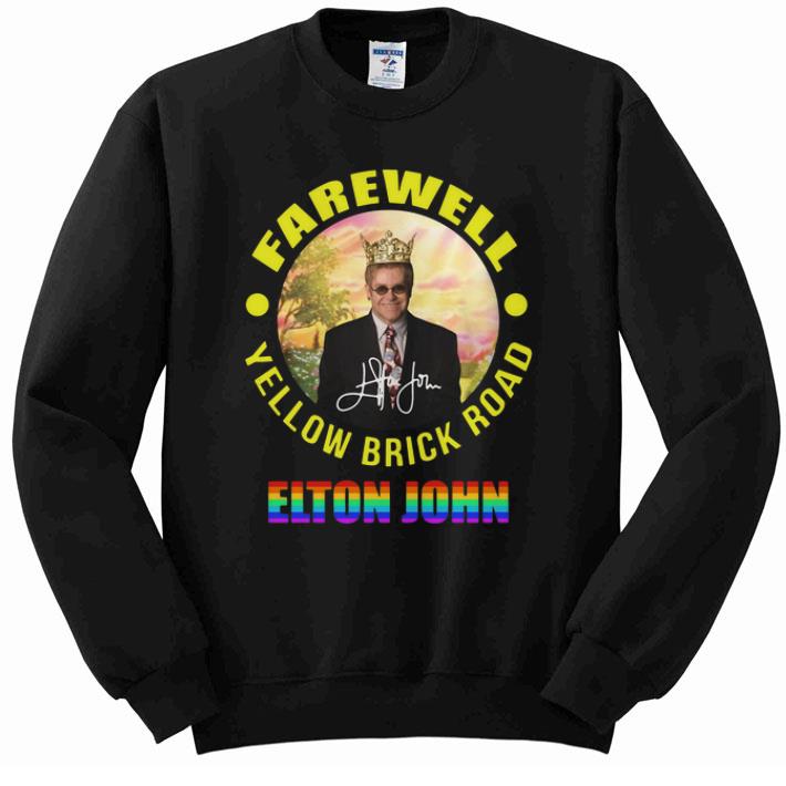 Original Elton John, Farewell Yellow Brick Road, signature shirt