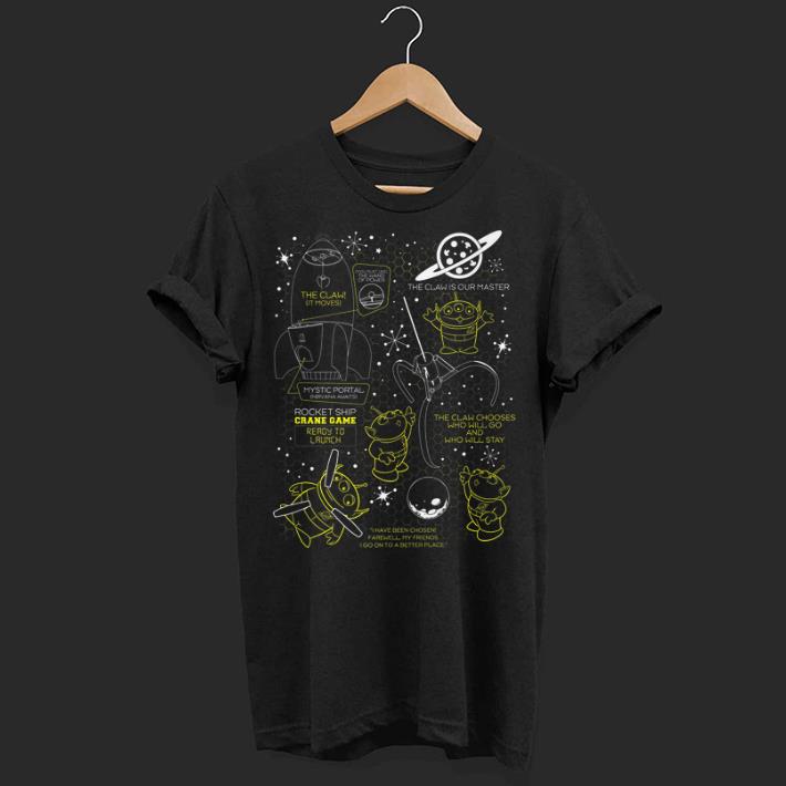 Premium Disney Pixar Toy Story Alien Claw Hive Master Map Bee Hive shirt