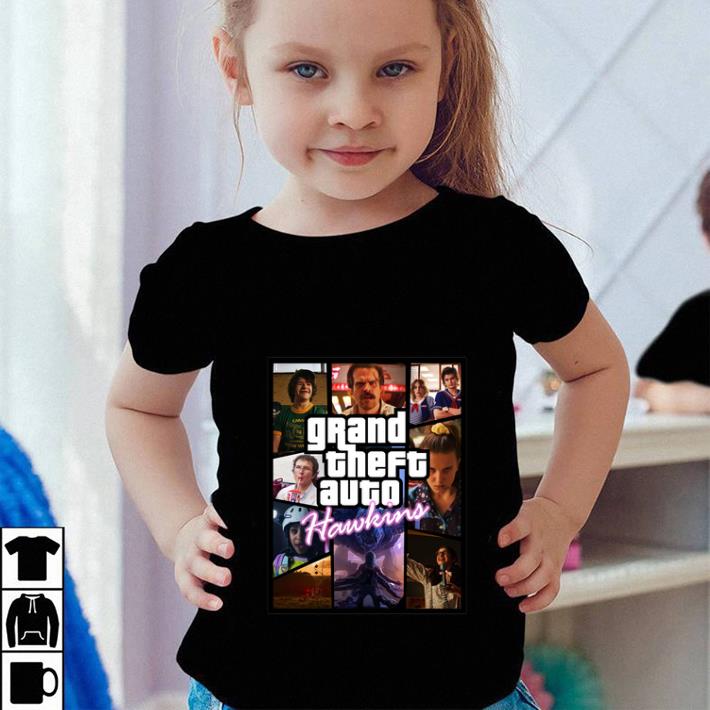 Premium Grand Theft Auto Hawkins Stranger Things 3 shirt