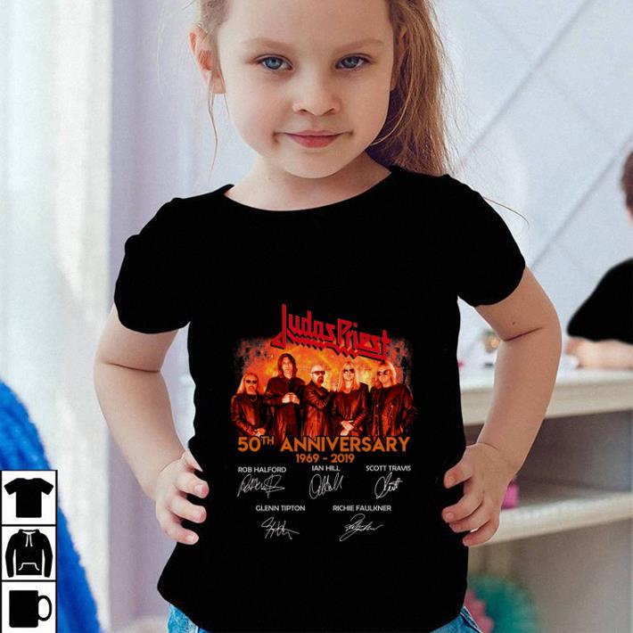 Premium Judas Priest 50th anniversary 1969-2019 signatures shirt