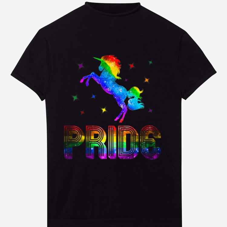 Premium Pride Rainbow Unicorn LGBT Wolrd Pride shirt