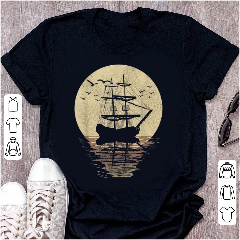 Premium Retro Sailing Boat Wind Ship Ocean Sailor shirt