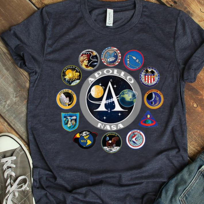 Pretty Apollo Missions Patch Badge NASA Program shirt