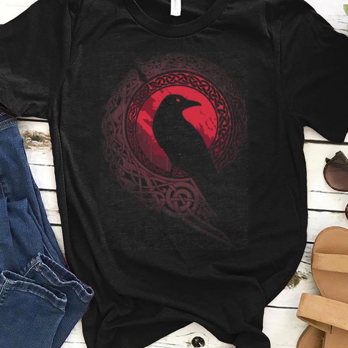 Pretty EDDA Tri-blend Black Blood Raven shirt