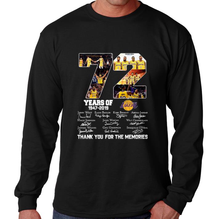 Top 72 years of Los Angeles Lakers 1947-2019 signatures shirt 6 Top 72 years of Los Angeles Lakers 1947-2019 signatures shirt