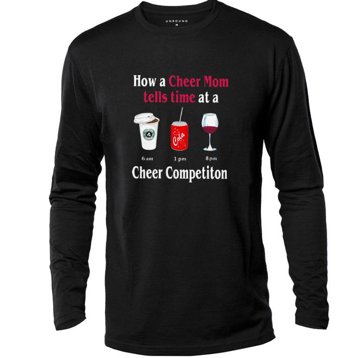 Top How a cheer mom tells time at a cheer competiton shirt 6 Top How a cheer mom tells time at a cheer competiton shirt