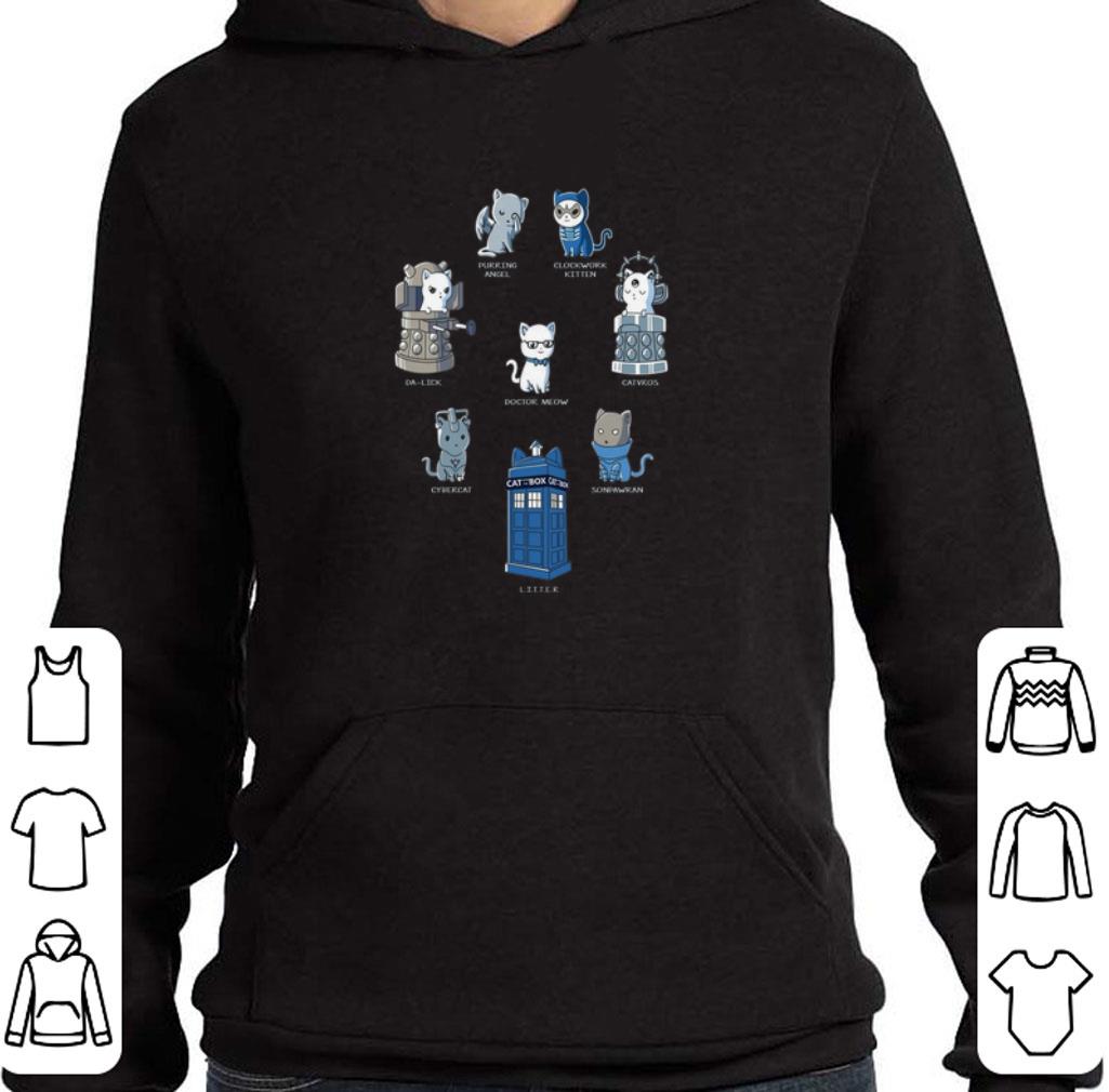 Top Purring angel clockwork kitten da lick catvros doctor meow shirt