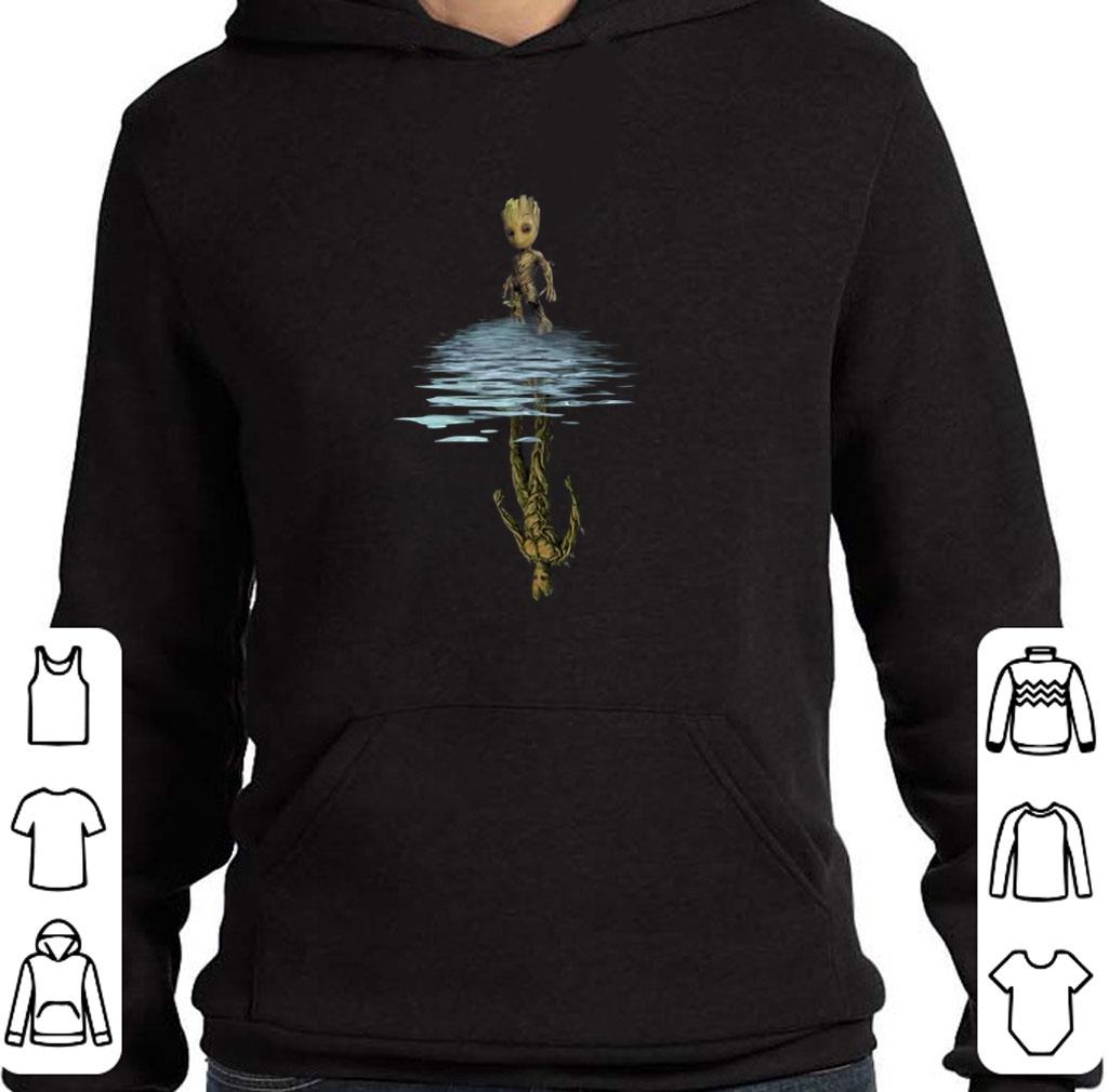 Funny Baby Groot reflection water mirror Groot abundance shirt