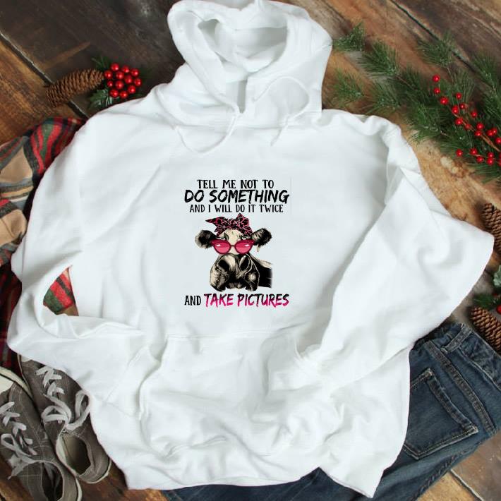 Funny Cow tell me not to do something and i will do it twice and take shirt